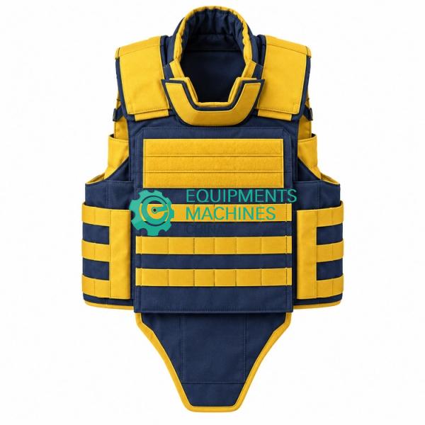 Army 600D Polyester Tactical Bulletproof Vest 2 - Side Plates Vest Design