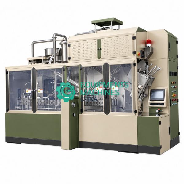Food Aseptic Brick Carton Aseptic Filling Machine for 100 -330ml