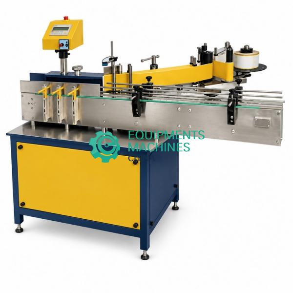 Food Automatic Round and Flat Bottle Sticker Labeling Machine