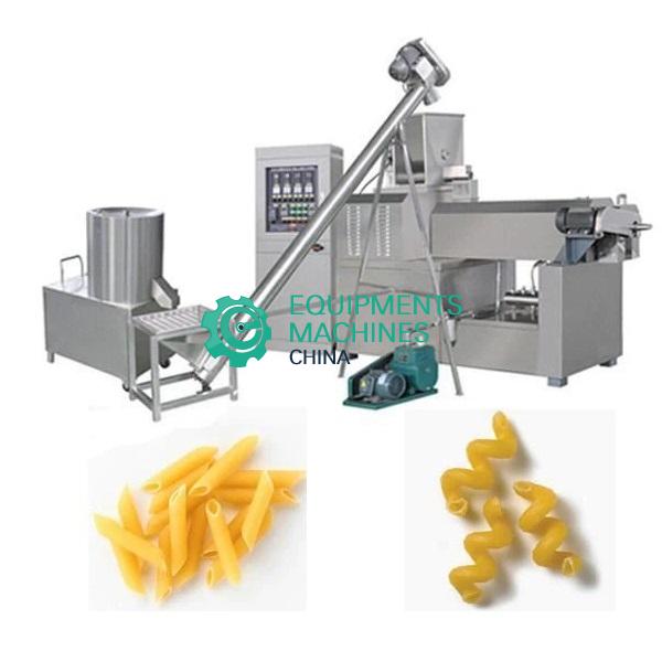 Automatic Spaghetti Line Macaroni Pasta Extruder Making Machine