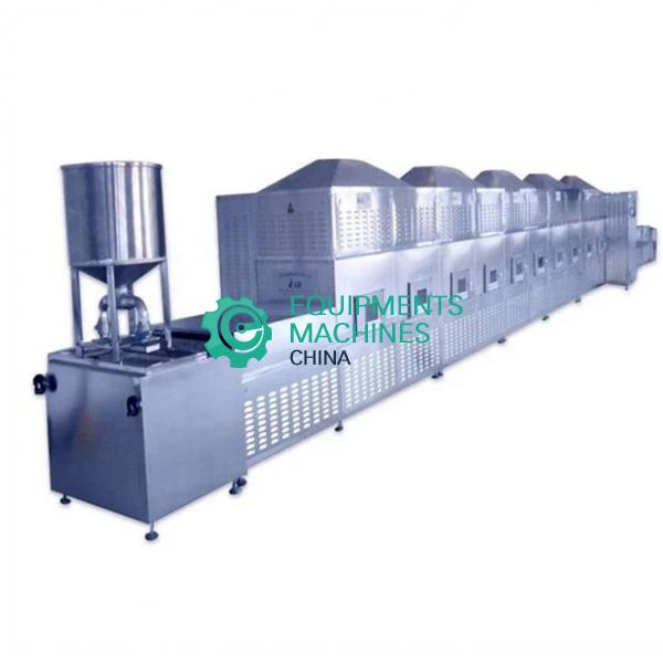 Continuous Working Insects Dryer Tunnel Microwave Drying Machin
