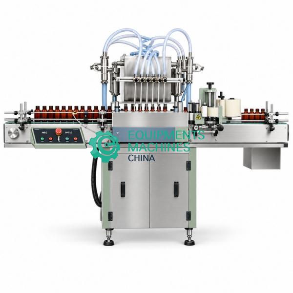 Food Filling and Sticker Labeling Machine