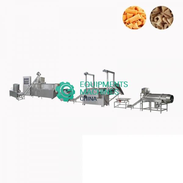 Fried Bugles Chips Snacks Extruder Making Machine