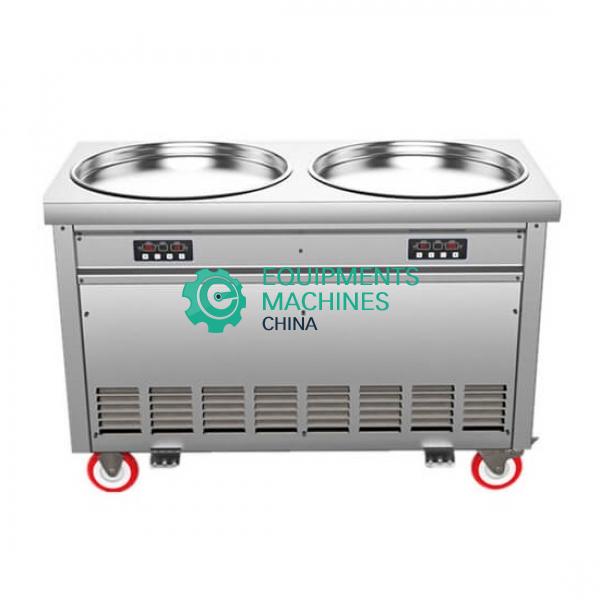 Fried Ice Machine-Double Pans