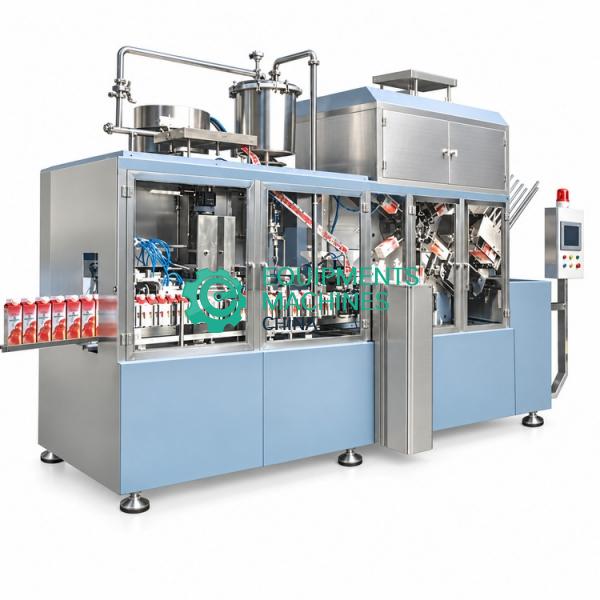 Food Gable Top Carton Filling Machine