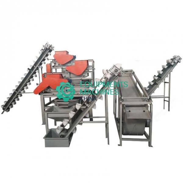 Nuts Breaking and Shelling Plant