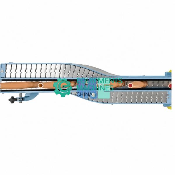 Food Plastic and Stainless Steel Slat Chain Conveyor