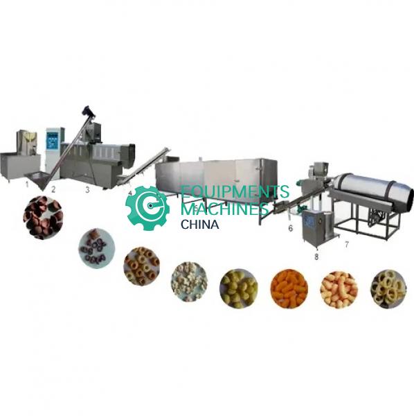 Puffed Rice Corn Snack Food Extruder