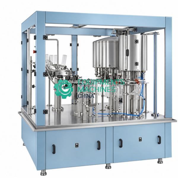 Food Rotary Bottle Filler Capper Machine
