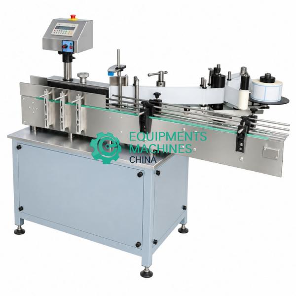 Food Round Sanitizer Bottle Labeling Machine