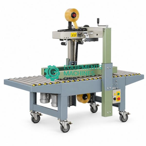 Food Semi Automatic Carton Taping Machine
