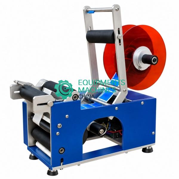 Food Semi Automatic Round Bottel Labelling Machine