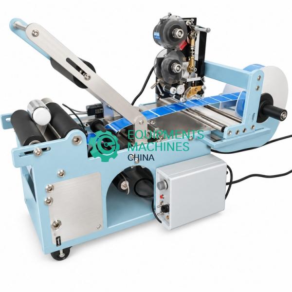 Food Semi Automatic Sticker Labeling Machine