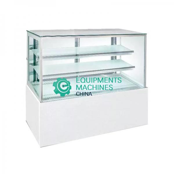 Straight Glass Cake Display Freezer Showcase Cabinet