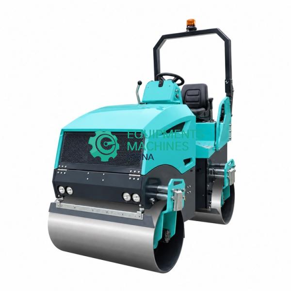 Construction Tandem Drum Mechanical Driven 3 Ton Vibratory Road Roller