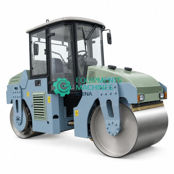 Construction Tandem Drum Mechanical Driven 6 Ton Vibratory Road Roller