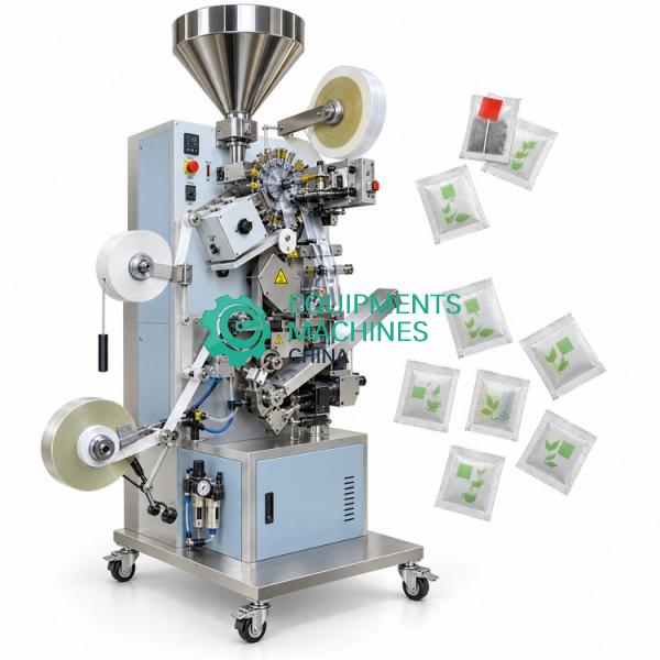 Tea Bag Machine with Crimped Outer Bag