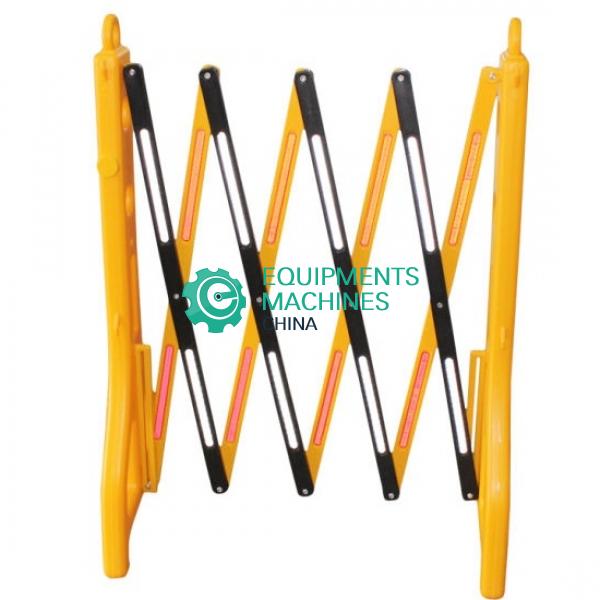 Temporary Expandable Plastic Traffic Barrier