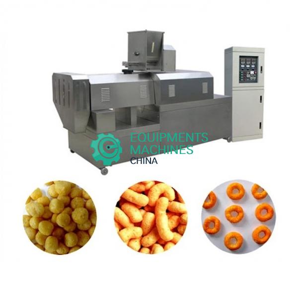 Twin Screw Puffed Corn Snack Food Extruder