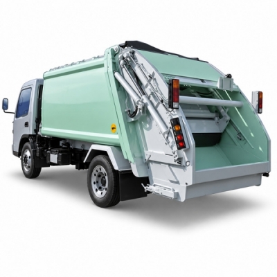Construction 7m3 Garbage Compactor Trucks