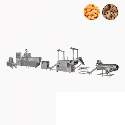 Fried Bugles Chips Snacks Extruder Making Machine