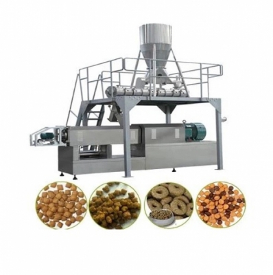 Pet Food Extruder Dry Dog Food Plant Fish Feed Pellet Making Machines