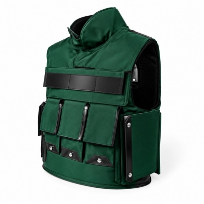 Army Police Body Armor Tactical Bulletproof Vest Stand Collar Style Ballistic Protection