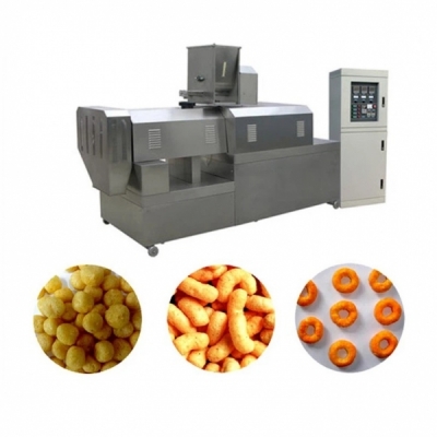 Twin Screw Puffed Corn Snack Food Extruder